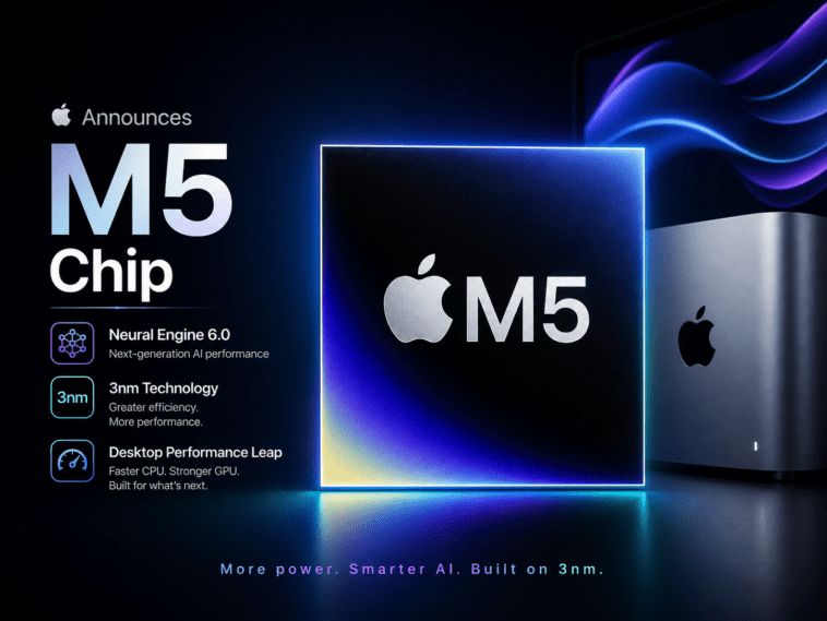 Apple Announces M5 Chip With Neural Engine 6.0 — 3nm Desktop Performance Leap